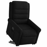 Fauteuil inclinable électrique noir tissu