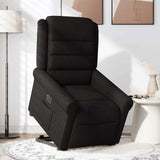 Fauteuil inclinable électrique noir tissu