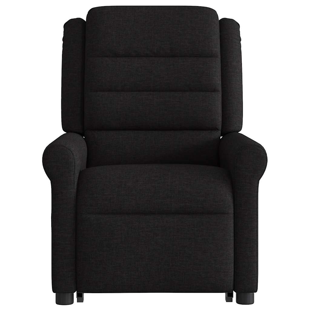 Fauteuil inclinable électrique noir tissu