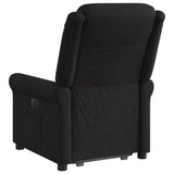 Fauteuil inclinable électrique noir tissu