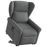 Fauteuil inclinable Gris foncé Tissu