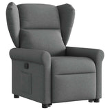 Fauteuil inclinable Gris foncé Tissu