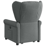 Fauteuil inclinable Gris foncé Tissu