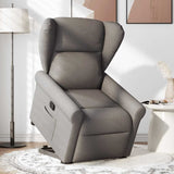 Fauteuil inclinable taupe tissu