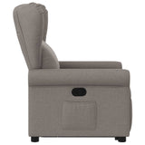 Fauteuil inclinable taupe tissu