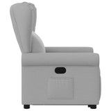 Fauteuil inclinable gris nuage tissu