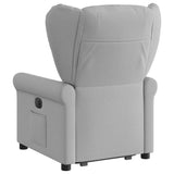 Fauteuil inclinable gris nuage tissu