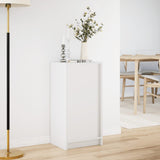 Sideboard with white LED 42.5x34x85 cm engineered wood