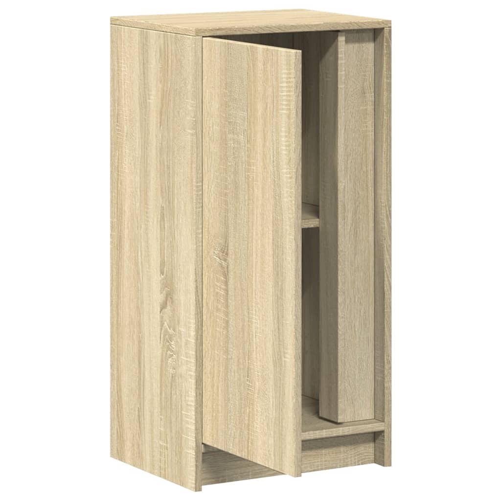 Buffet avec LED chêne sonoma 42,5x34x85 cm bois d'ingénierie