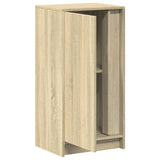 Sideboard with LED sonoma oak 42.5x34x85 cm engineered wood