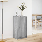 Sideboard with LED sonoma gray 42.5x34x85 cm engineered wood