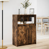 Sideboard mit LED-Räuchereiche, 72 x 34 x 100 cm, Holzwerkstoff