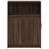 Sideboard mit LED, braune Eiche, 72 x 34 x 100 cm, Holzwerkstoff