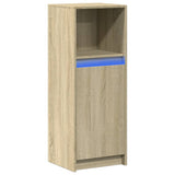 Sideboard mit LED Sonoma-Eiche 38x34x100 cm Holzwerkstoff