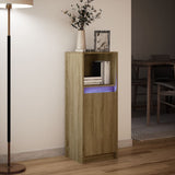 Sideboard mit LED Sonoma-Eiche 38x34x100 cm Holzwerkstoff