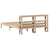 Cadre de lit sans matelas 140x200 cm bois massif de pin