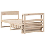 Cadre de lit sans matelas 100x200 cm bois massif de pin