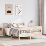 Cadre de lit sans matelas 120x200 cm bois de pin massif