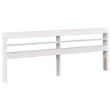 Cadre de lit sans matelas blanc 200x200 cm bois massif de pin