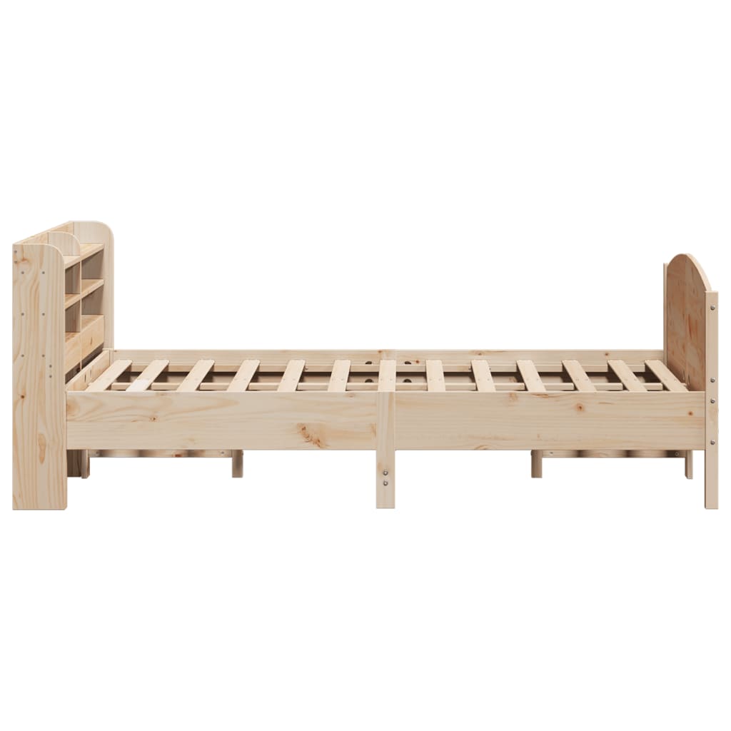 Cadre de lit sans matelas 150x200 cm bois de pin massif