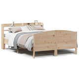 Cadre de lit sans matelas 120x190 cm bois de pin massif