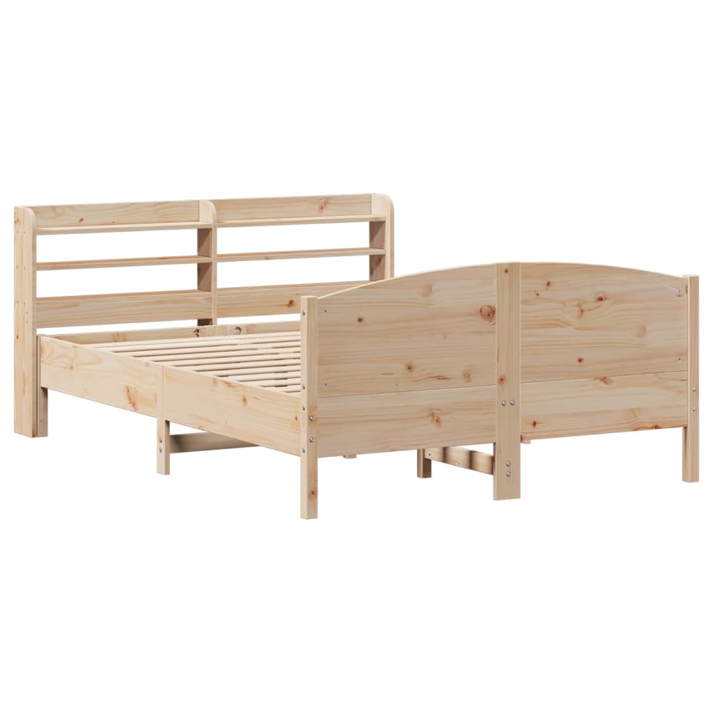 Cadre de lit sans matelas 120x190 cm bois de pin massif