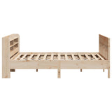 Cadre de lit sans matelas 180x200 cm bois massif de pin