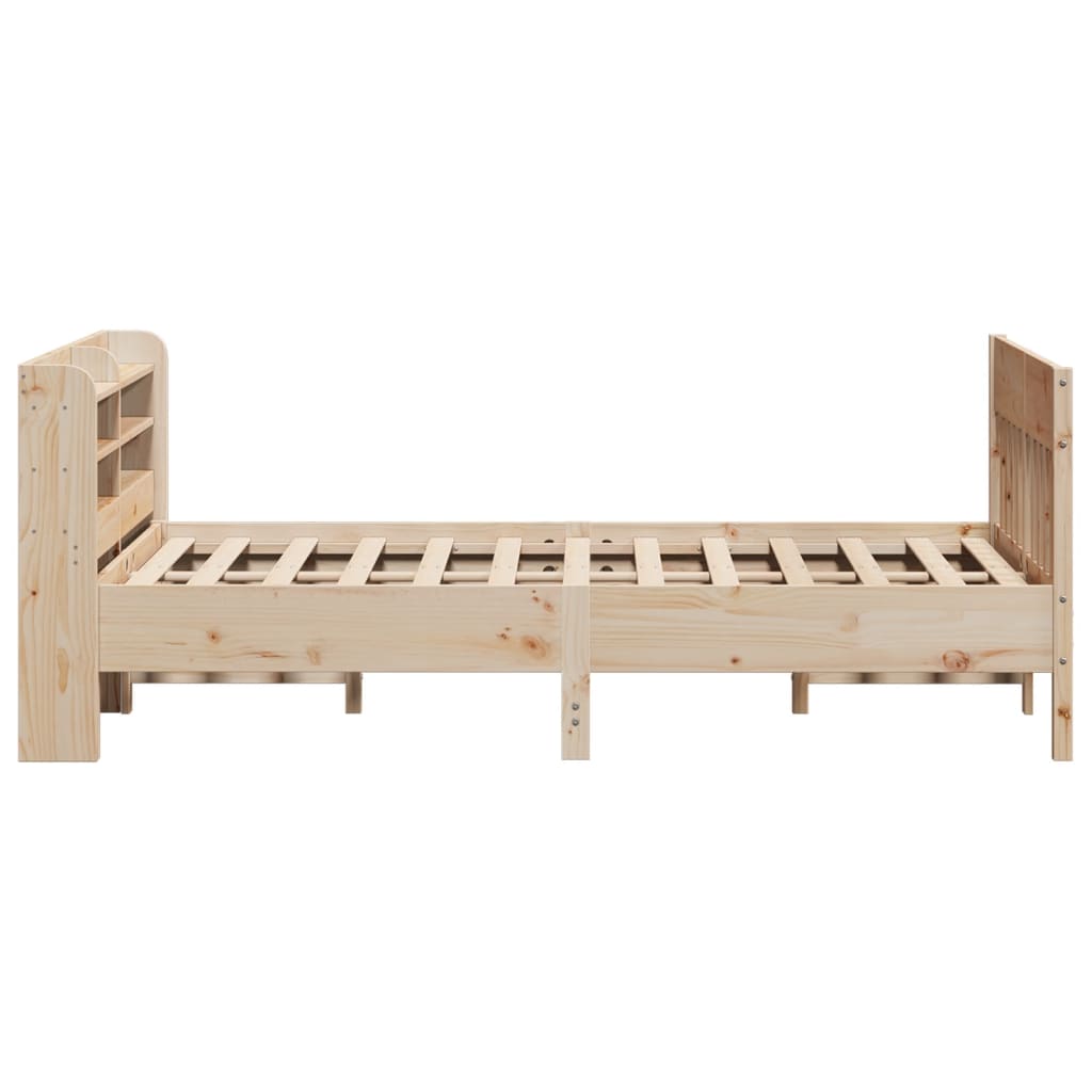 Cadre de lit sans matelas 160x200 cm bois massif de pin