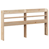 Bed frame without mattress 140x200 cm solid pine wood