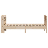 Cadre de lit sans matelas 90x200 cm bois de pin massif