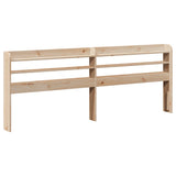 Bed frame without mattress 200x200 cm solid pine wood