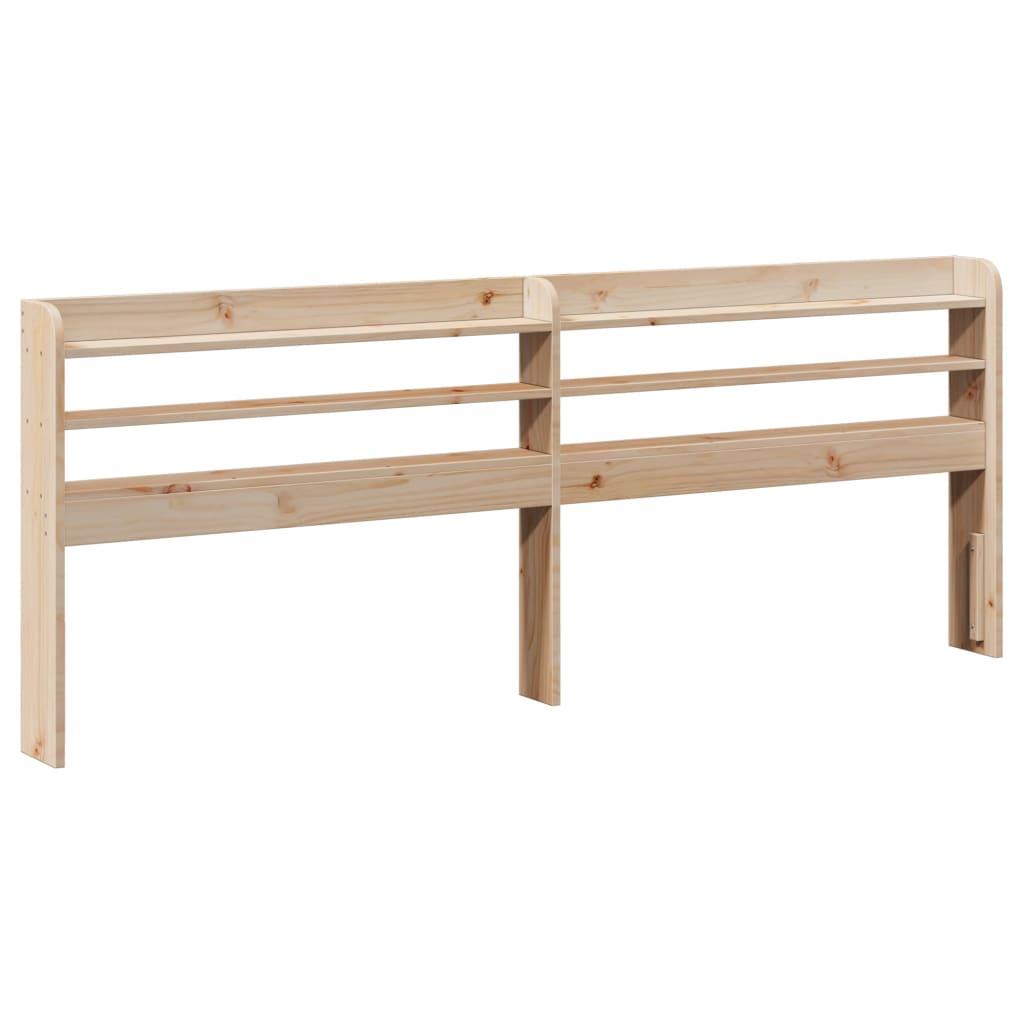 Bed frame without mattress 180x200 cm solid pine wood