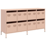 Buffet rose 135x39x73,5 cm acier laminé à froid