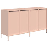 Buffet rose 135x39x73,5 cm acier laminé à froid