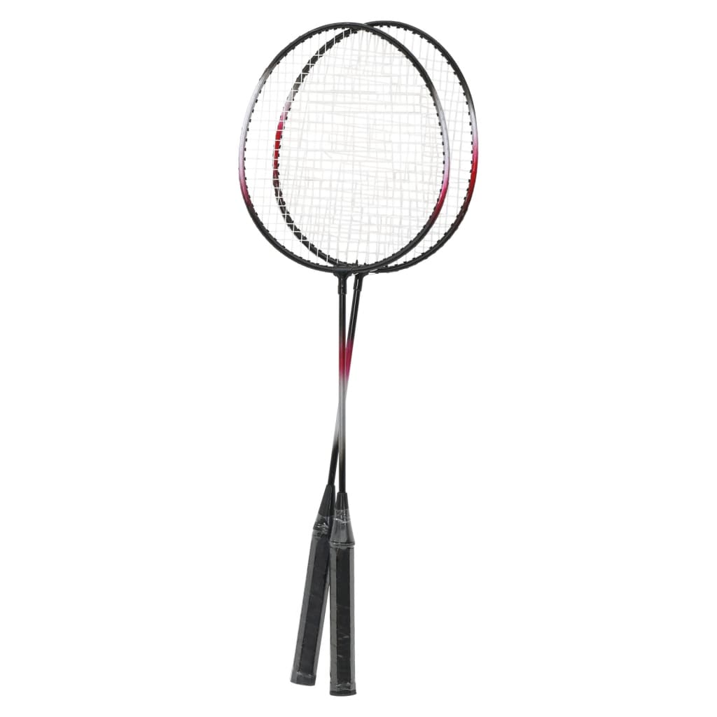 Badminton-Set mit 2 Schlägern, Netz und Aufbewahrungsbox