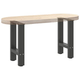 Pieds de table basse anthracite 2 pcs 28x(42-43) cm acier