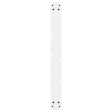 Pieds de table basse blanc 2 pcs 80x(72-73) cm acier