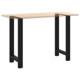 Pieds de table basse noir 2 pcs 40x(90-91) cm acier