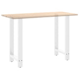 Weiße Couchtischbeine 2 Stück 40x(90-91) cm Stahl