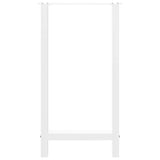 Pieds de table basse blanc 2 pcs 50x(90-91) cm acier