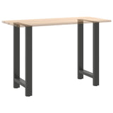 Pieds de table basse anthracite 2 pcs 50x(90-91) cm acier