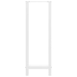 Weiße Couchtischbeine 2 Stück 40x(110-111) cm Stahl