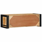 Meuble TV 80x30x25 cm bois massif de manguier brut