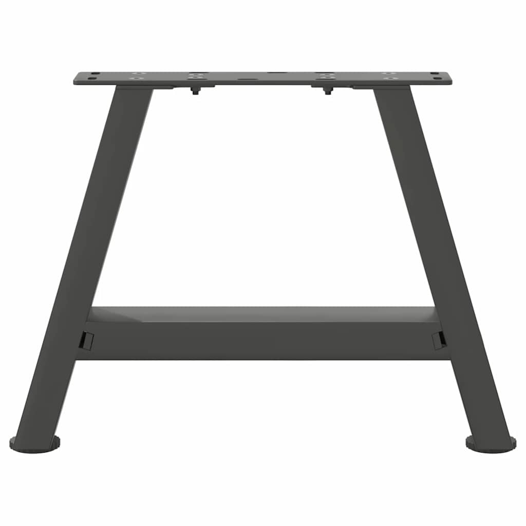 Pieds de table basse forme de A 2 pcs anthracite 30x(30-31) cm