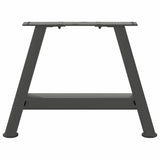 Pieds de table basse forme de A 2 pcs anthracite 30x(30-31) cm