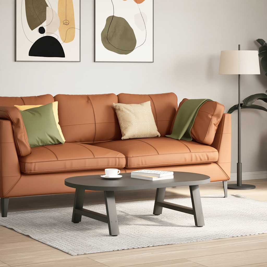 A-förmige Couchtischbeine 2 Stück Anthrazit 60x(30-31) cm