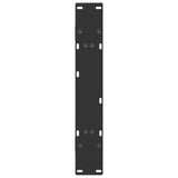 Couchtischbeine A-Form 2 Stück schwarz 70x(72-73) cm Stahl