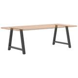 A-förmige Couchtischbeine 2 Stück Anthrazit 90x(72-73) cm