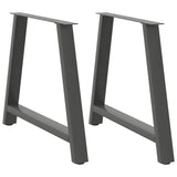 Coffee table legs A-shaped 2 pcs anthracite 100x(72-73) cm