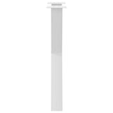 Pieds de table à manger forme de X 2 pcs blanc 60x(72-73) cm